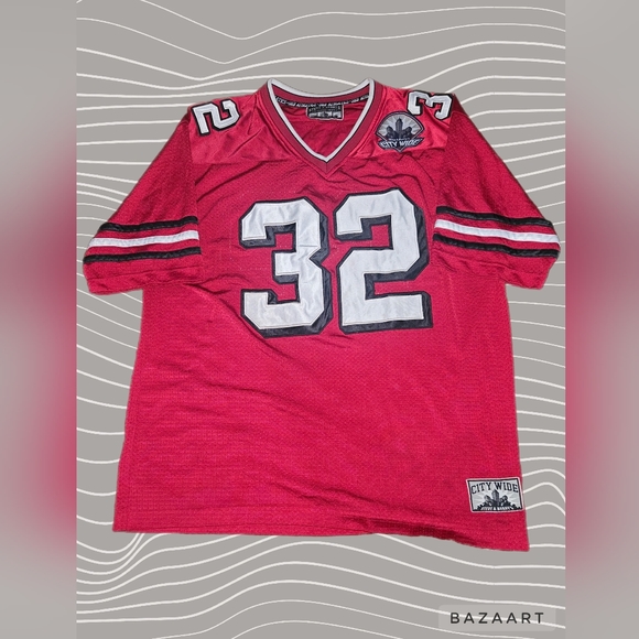 Vintage Y2k #32 Dirty South Steve and Barry's City Wide football jersey - Picture 2 of 5